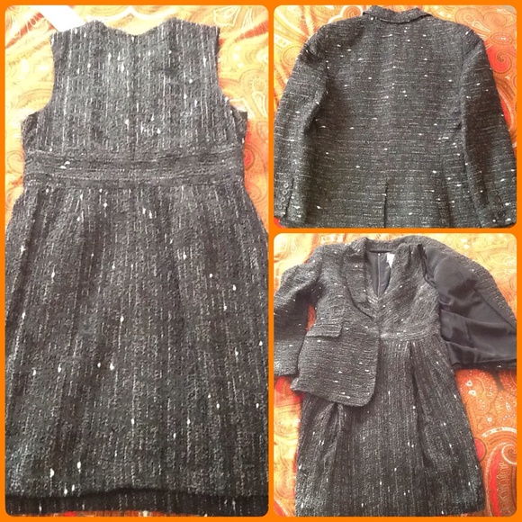 Adam Lippes Bouclé Dress Set SZ 10 - Picture 3 of 4